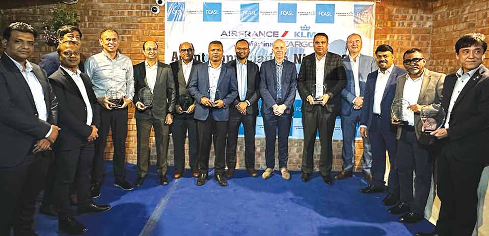Air France KLM Martinair Cargo honours its top agents in Bangladesh