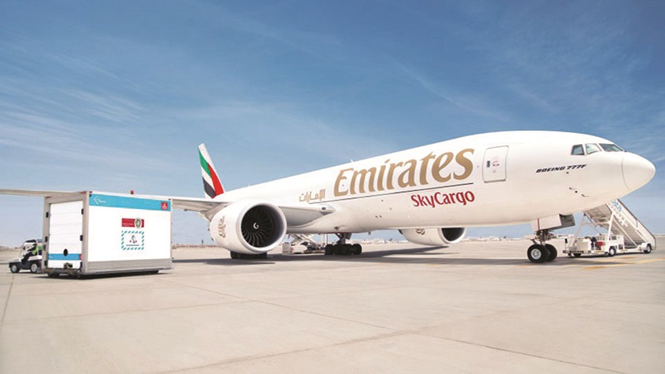 Emirates helped global supply chain moving during 2021