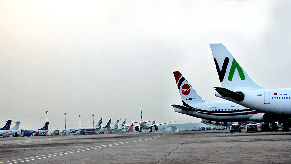 Dhaka airport sees flight operations threefold
