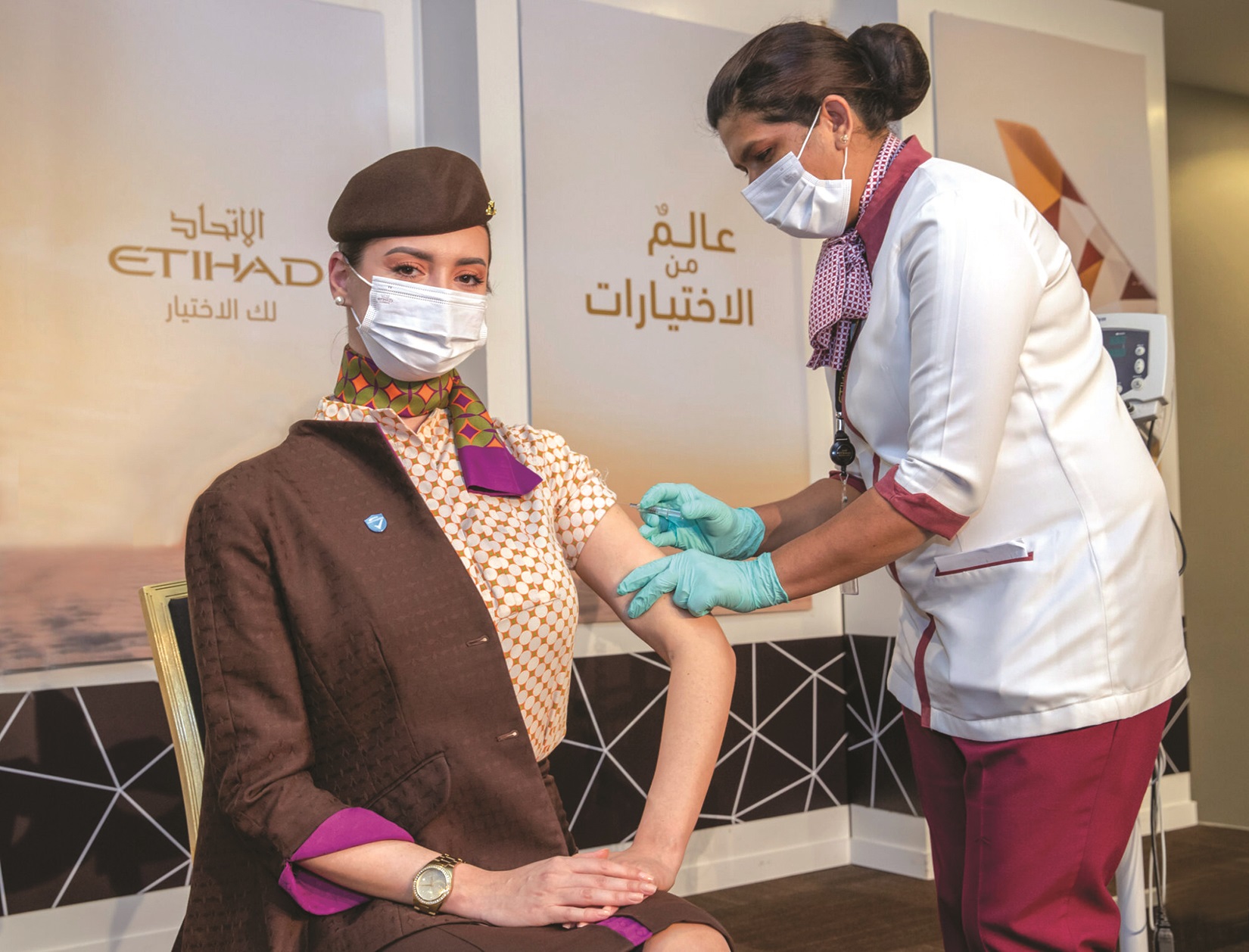 Etihad becomes first airline to vaccinate all pilots, cabin crew
