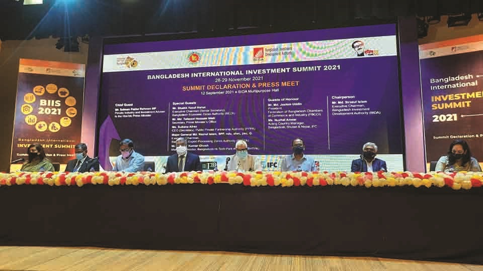 Bangladesh International Investment Summit on November 28-29