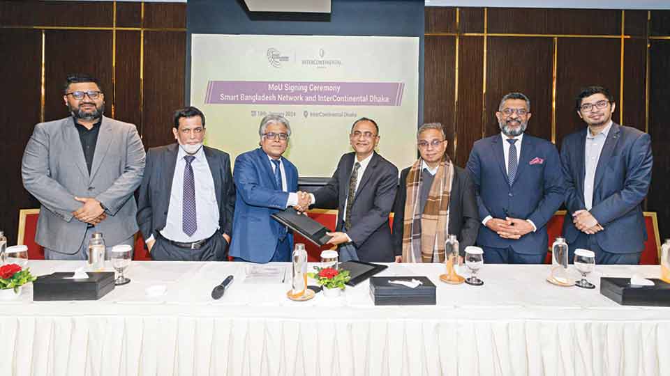 intercontinental dhaka signs mou with smart bangladesh