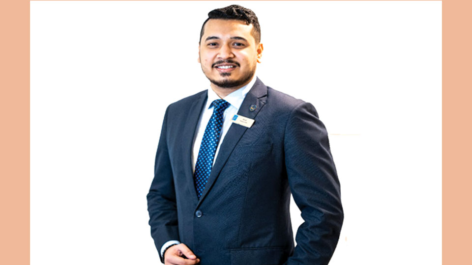 Ahsanul Alam promoted to F&B AD at Lakeshore Grand