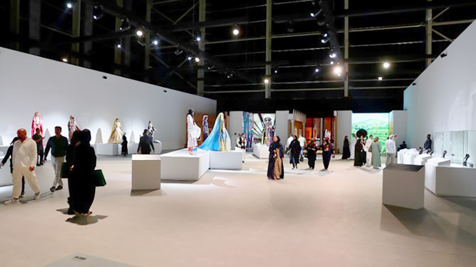 Parts of the Common Ground 2023 exhibition featuring Yemeni culture.
