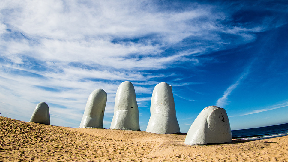 Uruguay offers relaxed cities, pristine beaches, wildlife lagoons, and world-class food