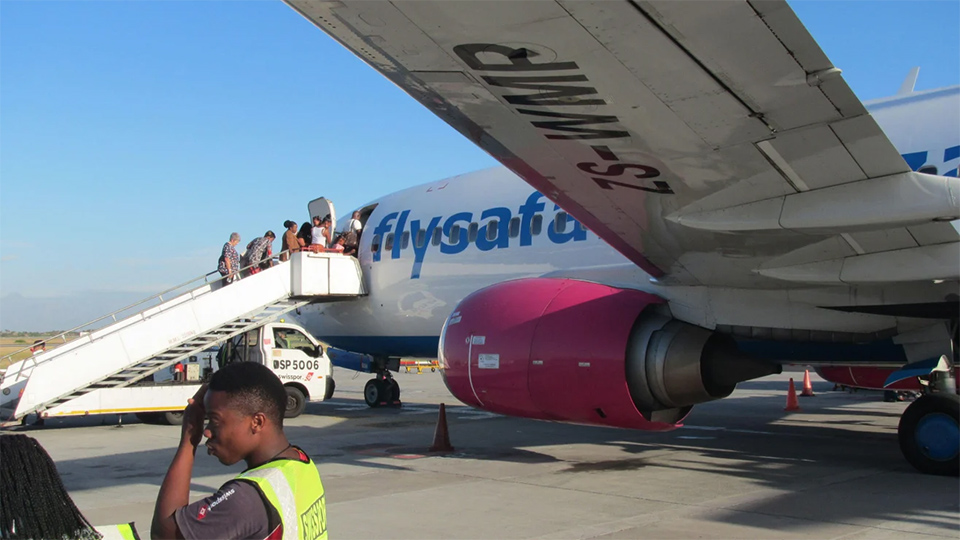 No. 1 in Middle East & Africa: FlySafair 91.06% On-Time