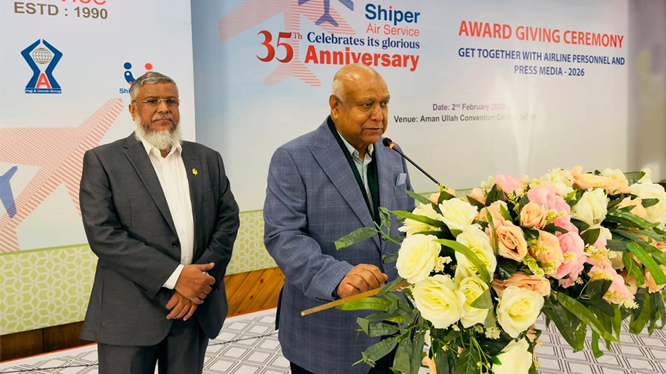 Kazi Wahidul Alam, Editor, The Bangladesh Monitor and Khandker Shipper Ahmed 