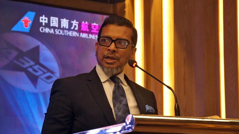 GSA Chief Md Habib Ullah Dawn addressing the ceremony