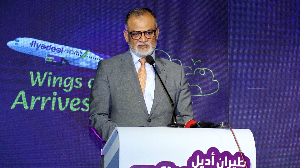 Sheikh Bashir Uddin addressing the ceremony as chief guest 