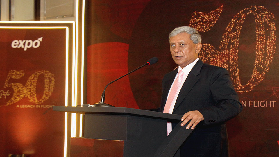 Kazi Zahurul Qyyum addressing the ceremony