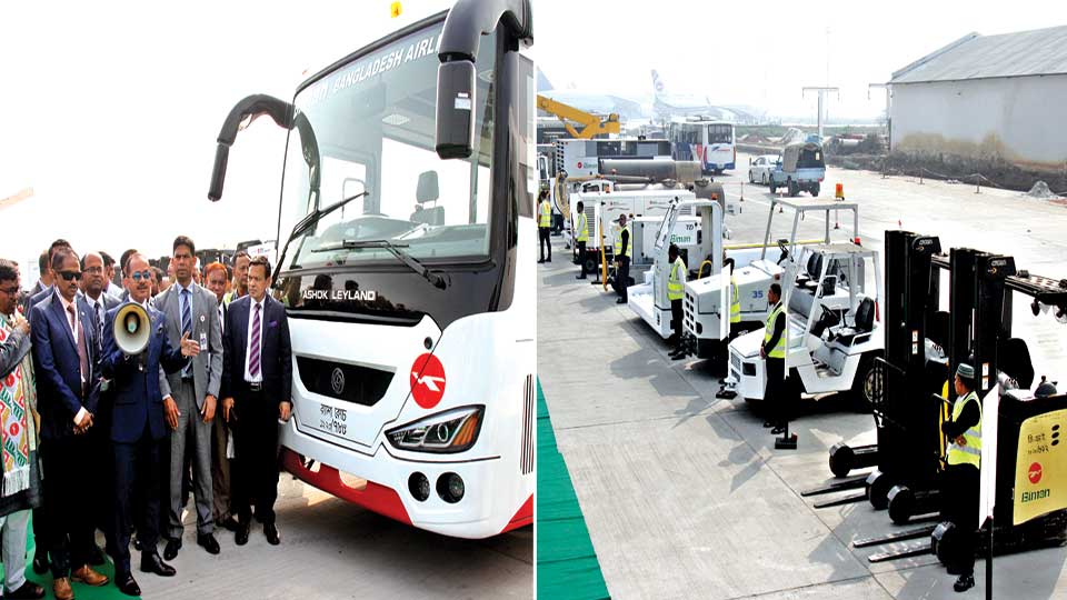 Biman reinforced with additional ground handling capacity eyeing HSIA's T3