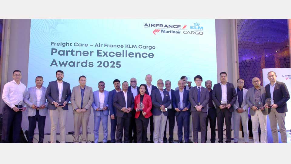 Air France KLM Cargo’s GSA honors top performing agents in Bangladesh