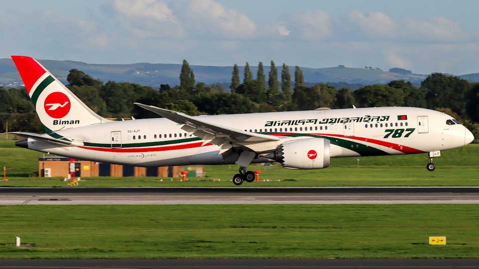 Biman suspends Dhaka–Manchester flights from February 1 due to aircraft shortage
