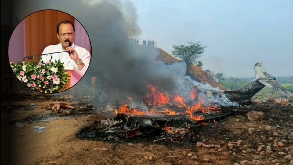 Business jet carrying Maharashtra deputy CM crashes in Baramati; 5 fatalities confirmed