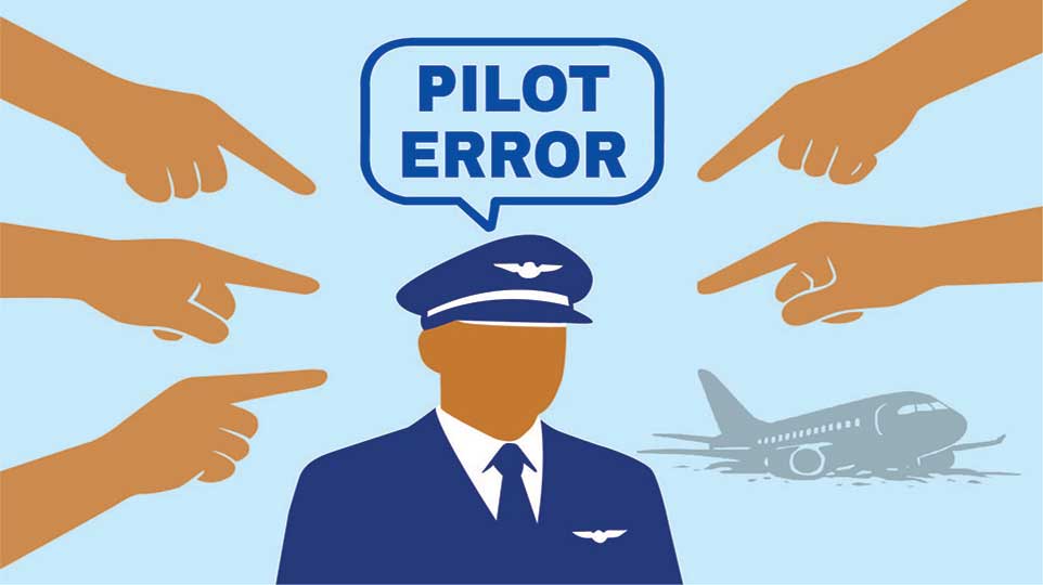 Cause of air accidents : when pilot can no longer speak