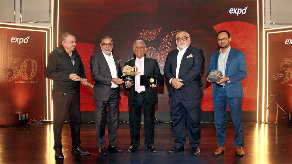 Expo Group celebrates golden jubilee of Kazi Zahurul Qyyum’s career in aviation trade