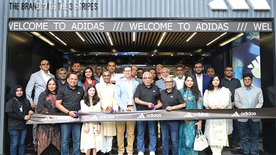 Adidas flagship store in Dhaka open