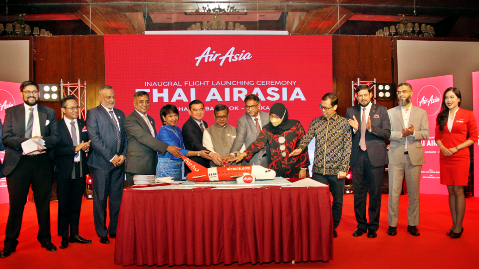 Thai AirAsia inaugurates Dhaka-Bangkok flight