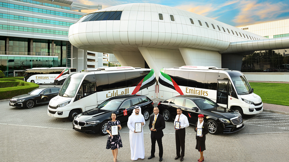 Emirates wins 5 awards in ground transport services