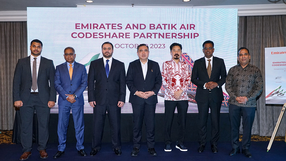 Emirates, Batik Air partnership offers more travel options in SE Asia