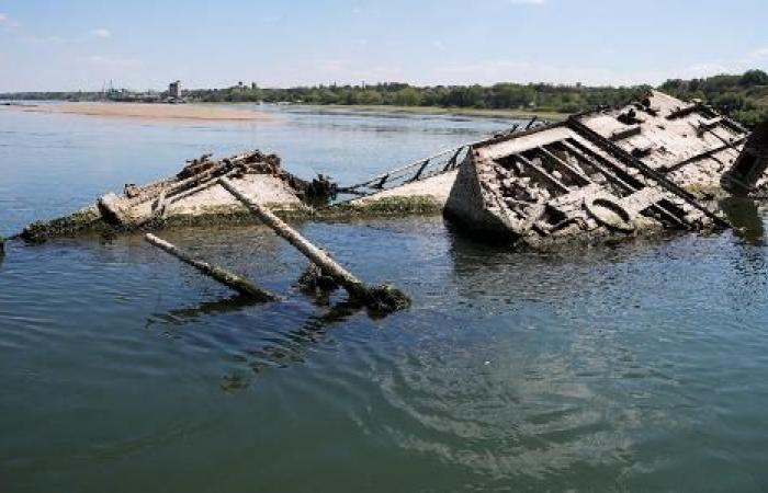 Europe’s drought exposes WWII ships, old rocks, bombs