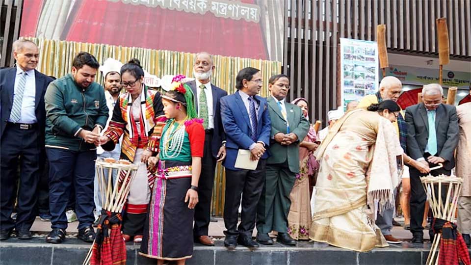 রাজধানীতে শুরু হলো ৪ দিনব্যাপী পার্বত্য মেলা ও তারুণ্যের উৎসব