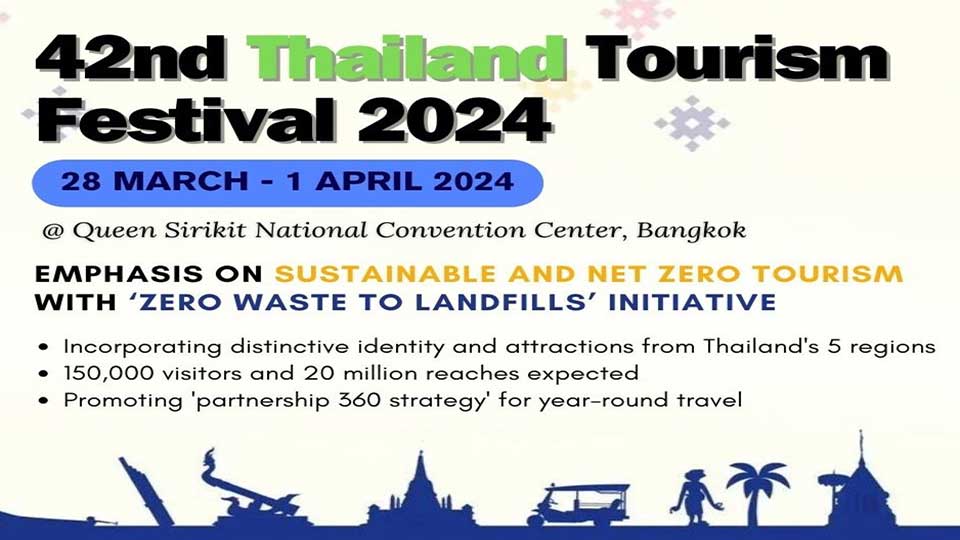 5-day Thai Tourism Festival  to start on March 28