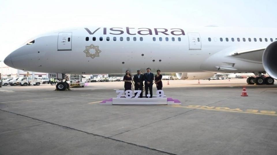 Vistara to receive six Boeing 787-9s by 2021
