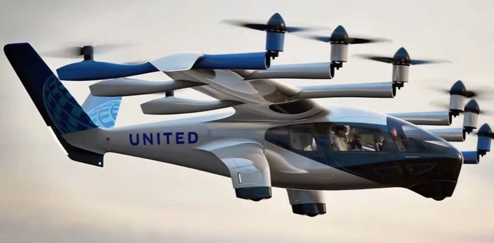 United Airlines to launch flying taxis by 2025