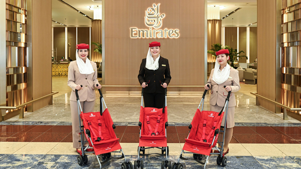 Emirates donates 430 upcycled baby strollers to children in need