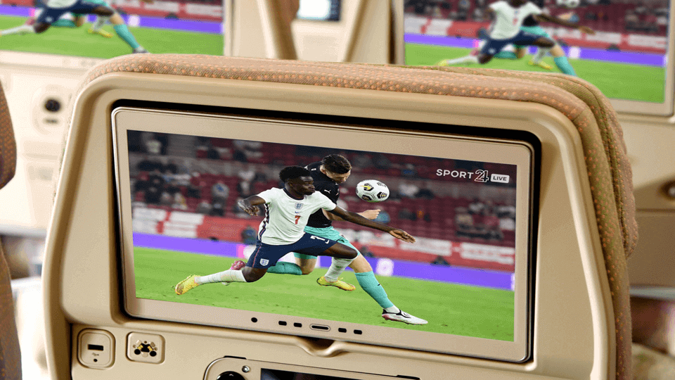 Emirates offers live sports on board during summer