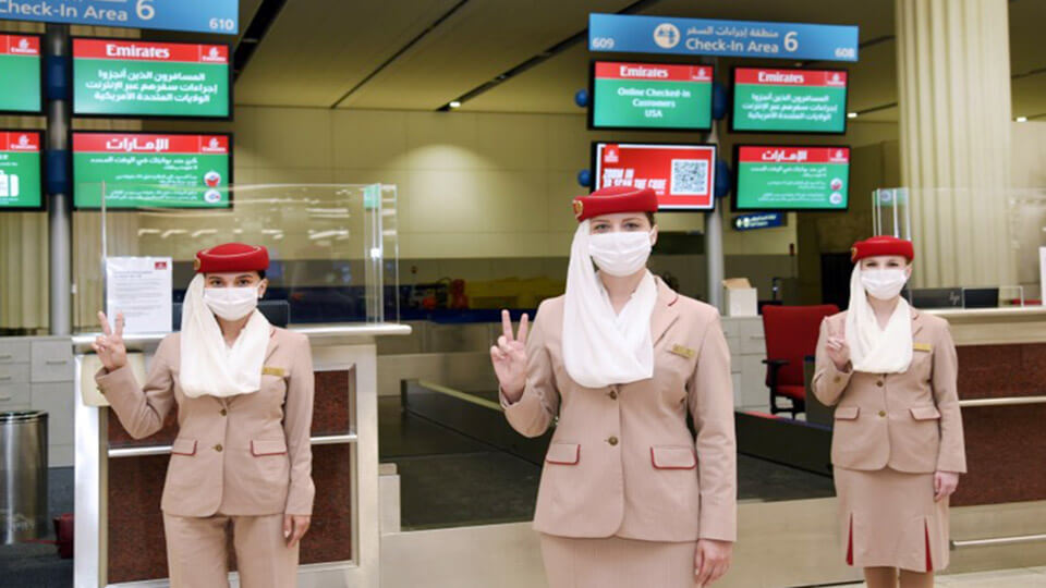 Emirates operates first flight serviced by fully vaccinated frontline teams