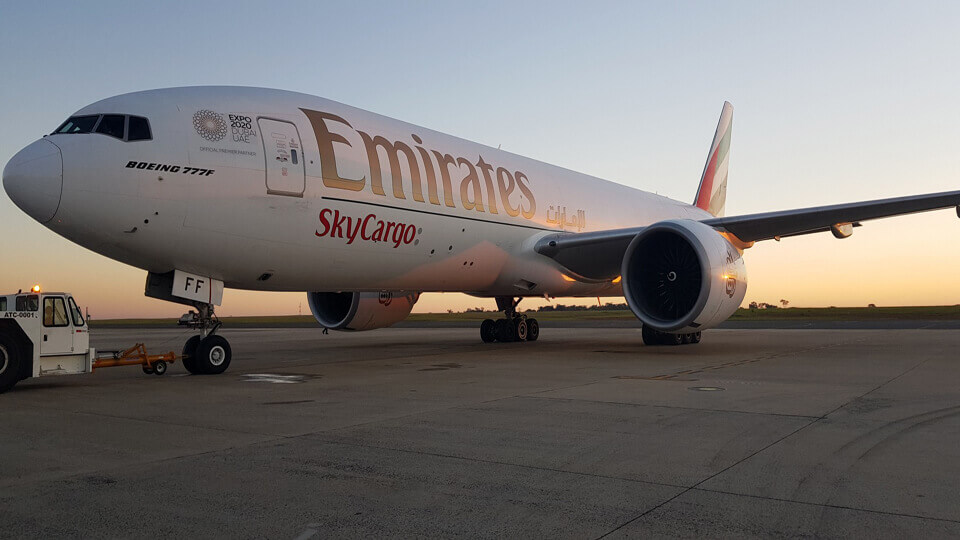 Emirates successfully transports a Brazilian satellite to India
