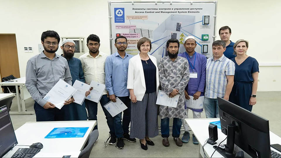 Rosatom conducts a course on Physical Protection for Rooppur NPP officials