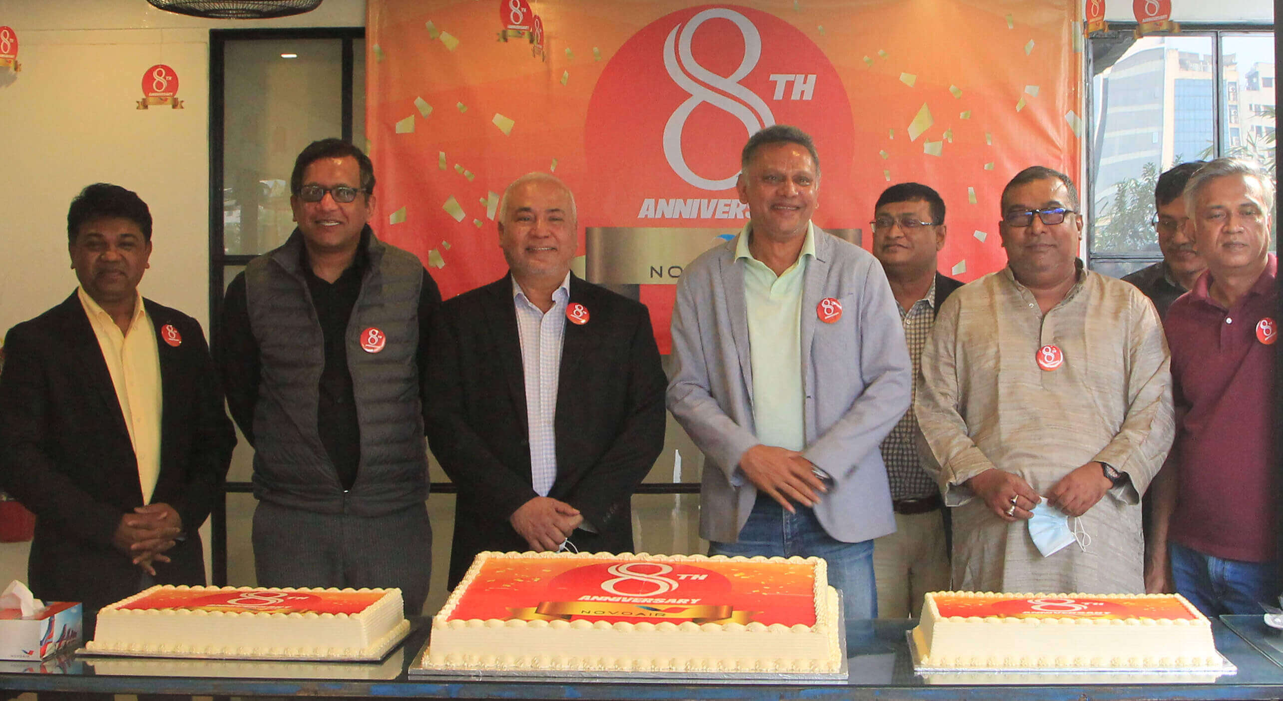 NOVOAIR celebrates its eighth anniversary