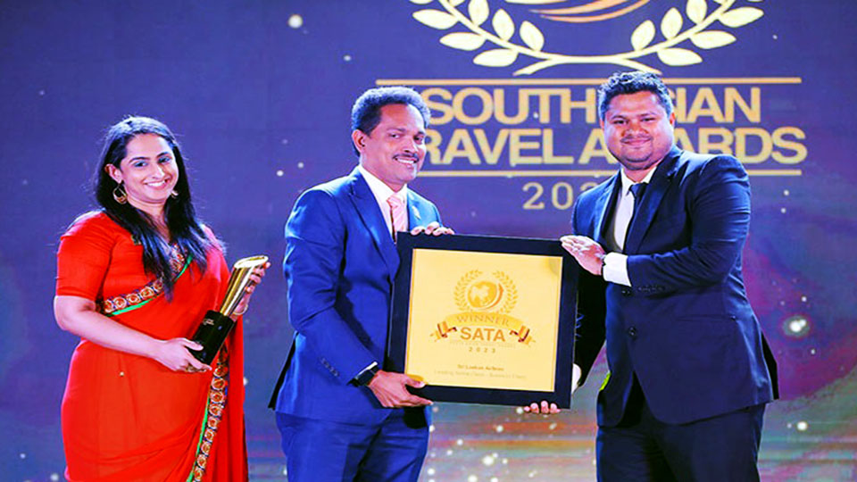 SriLankan Airlines wins Leading Int’l Airline in South Asia award