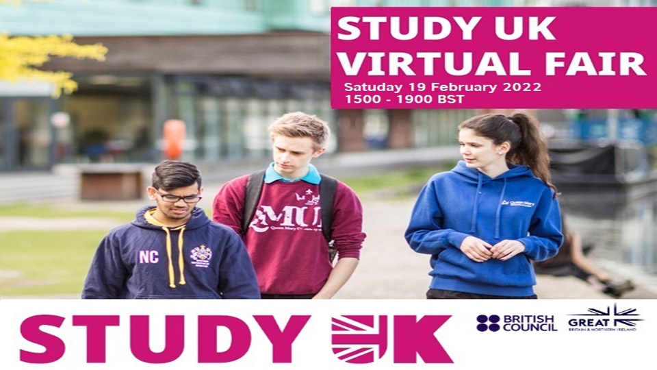 Explore possibilities at Study UK Virtual Fair 2022 with BC
