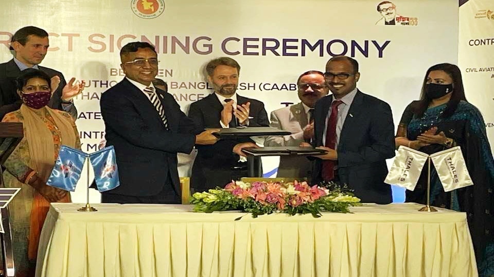 CAAB, Thales sign deal to install new radar at Dhaka Airport
