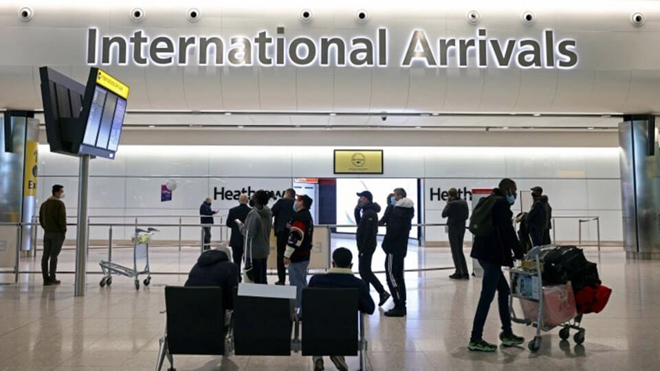 UK to impose a new quarantine system for arriving passengers from Feb 15