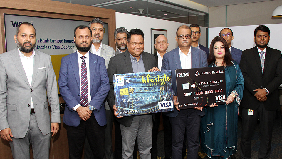 EBL launches country’s first Contactless Visa Debit and Prepaid Cards