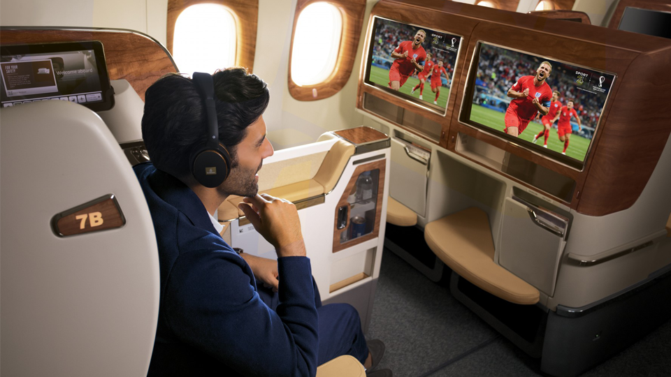 Emirates offers live FIFA World Cup matches on board