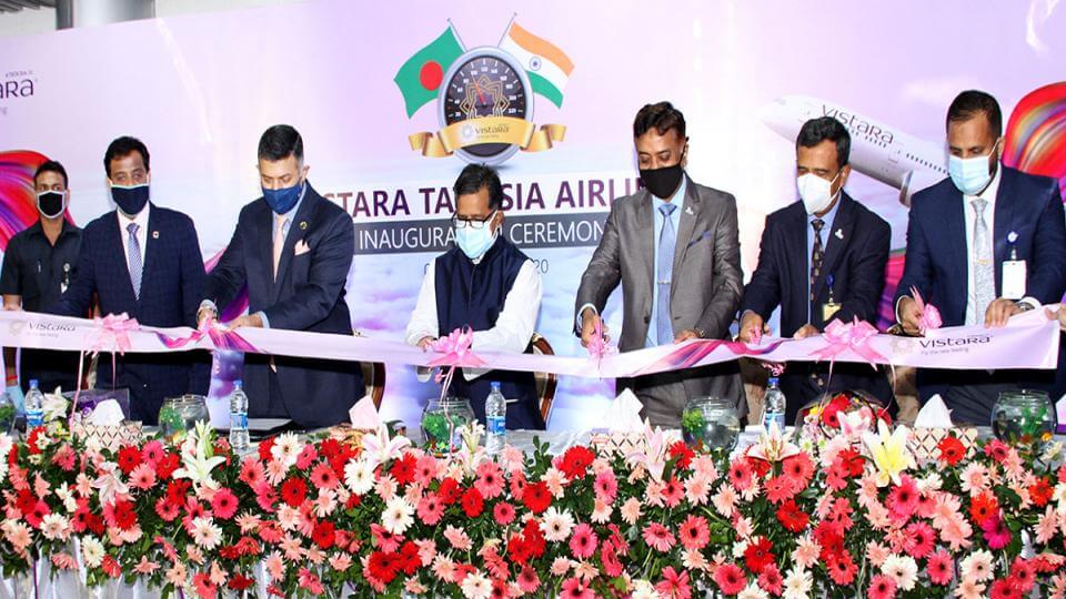 Vistara’s maiden flight on Delhi-Dhaka route takes off
