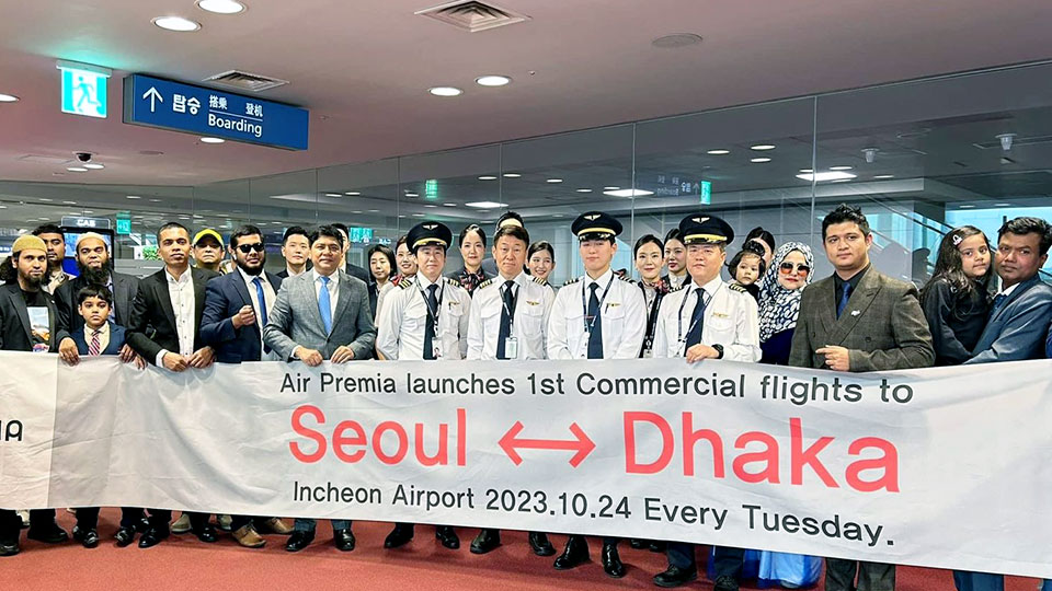 Air Premia launches schedule flights on Dhaka-Incheon route