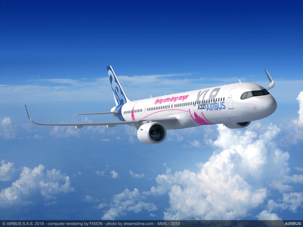 First Airbus A321XLR flight takes off 