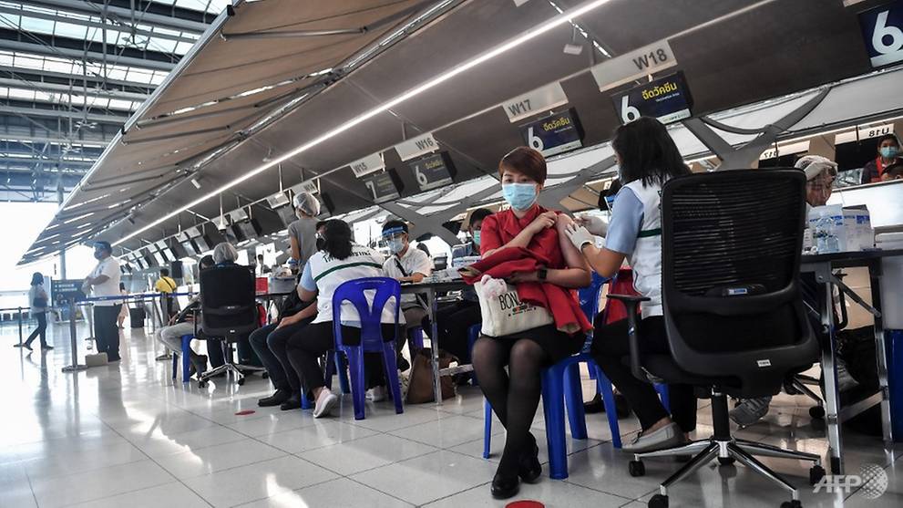 Thailand turns Suvarnabhumi airport into covid vaccination centre