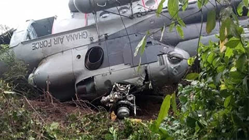 ঘানায় হেলিকপ্টার বিধ্বস্তে সব আরোহী নিহত 