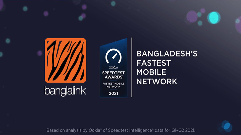 Banglalink crowned as 'fastest mobile internet network' in BD