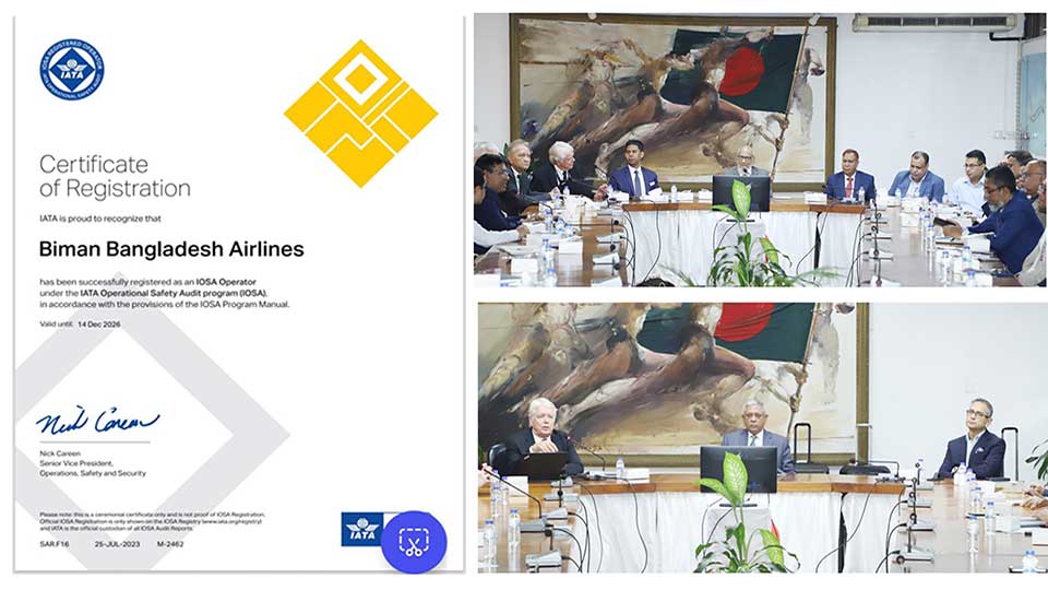 Biman Bangladesh renews IOSA certification