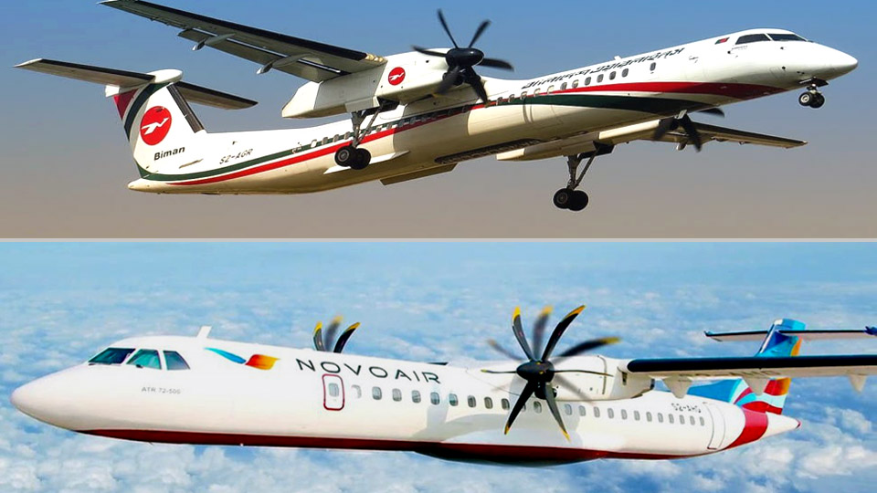 Biman, NOVOAIR resume domestic flights