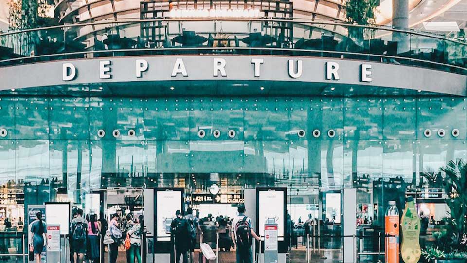 Changi airport immigration in Just 10 Seconds